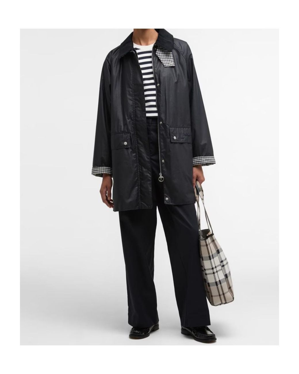 Barbour Blue Wren Waxed Jacket