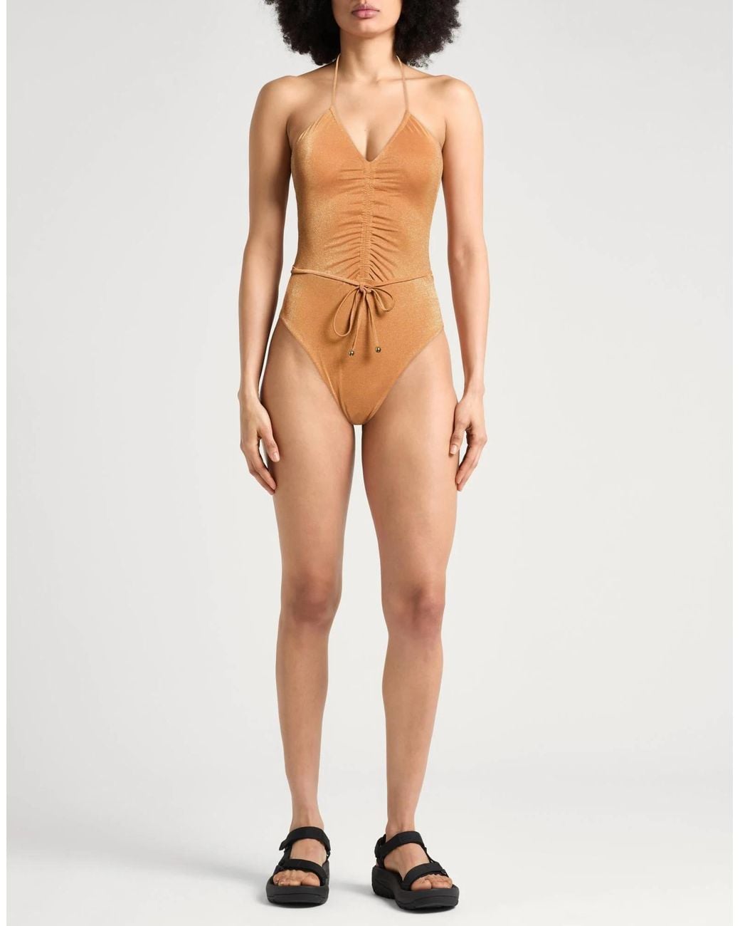 Max Mara Brown One-Piece Swimsuits