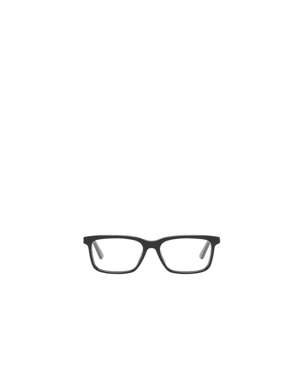Bottega Veneta White Eyewear Rectangular Frame Glasses for men