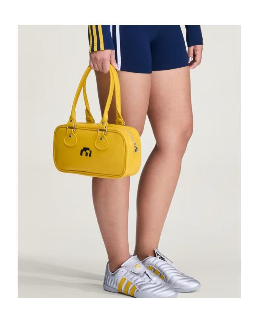 Adidas Yellow Originals X Miaou Zipped Handbag