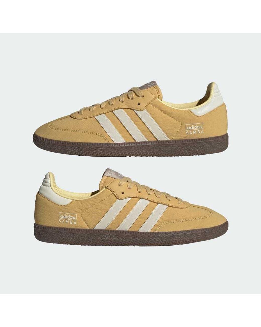 Adidas Originals Brown Samba Og Low-Top Sneakers for men