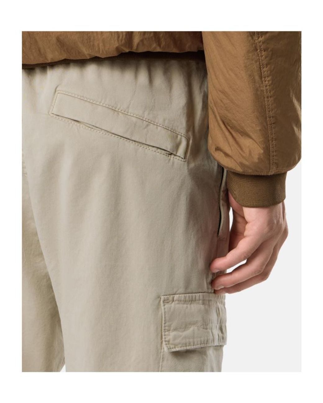 Stone Island Natural Regular-Tapered-Fit Jogger Trousers With Elastic Waist for men