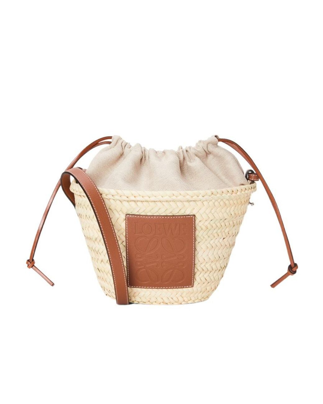 Loewe Multicolor Anagram Patch Drawstring Bucket Bag