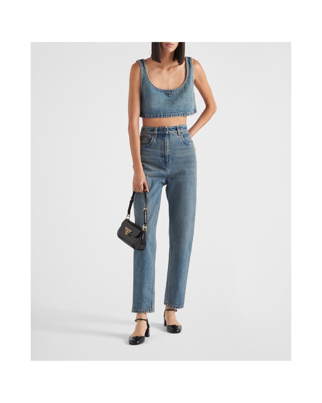 Prada Blue Five-Pocket Denim Jeans