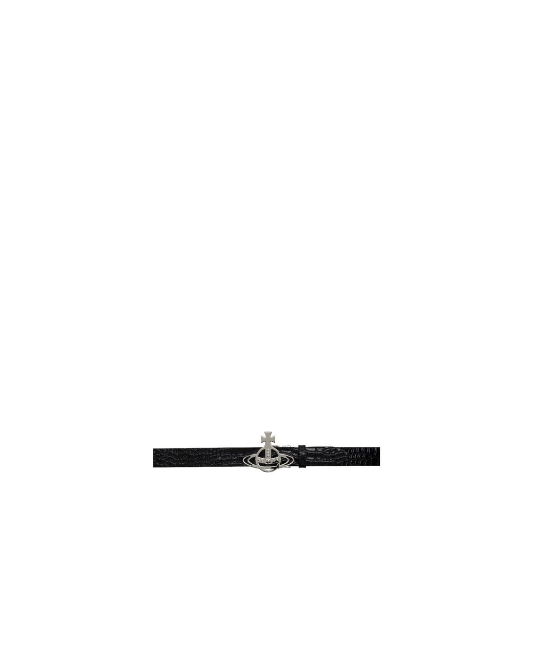 Vivienne Westwood White Embossed Belt