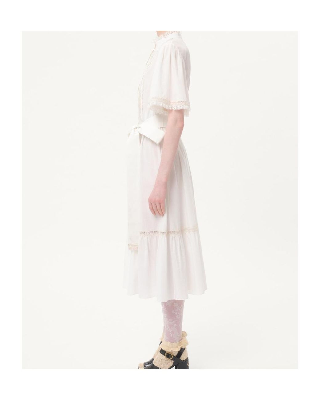 Valentino White Midi Dress