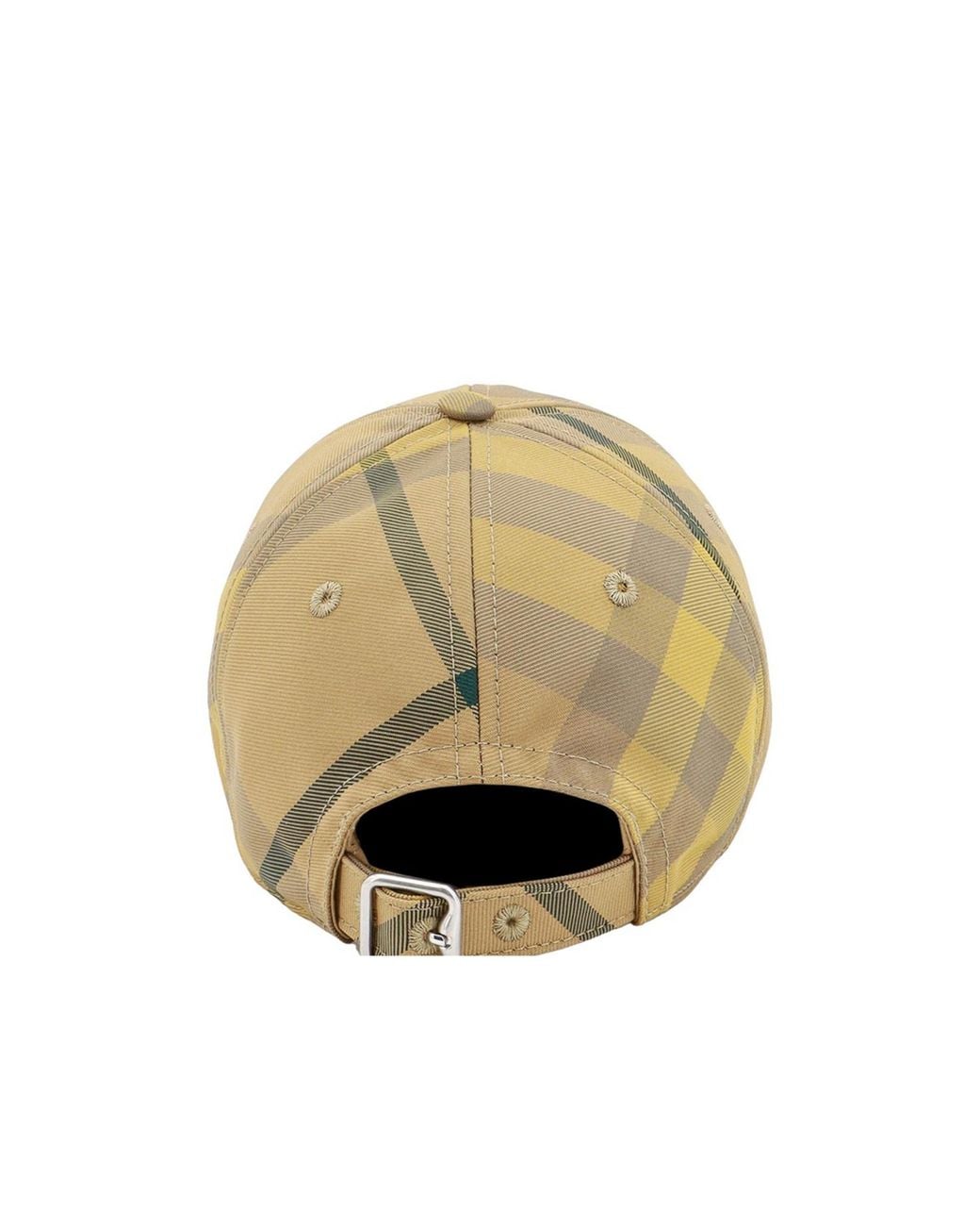 Burberry Natural Check Printed Baseball Cap