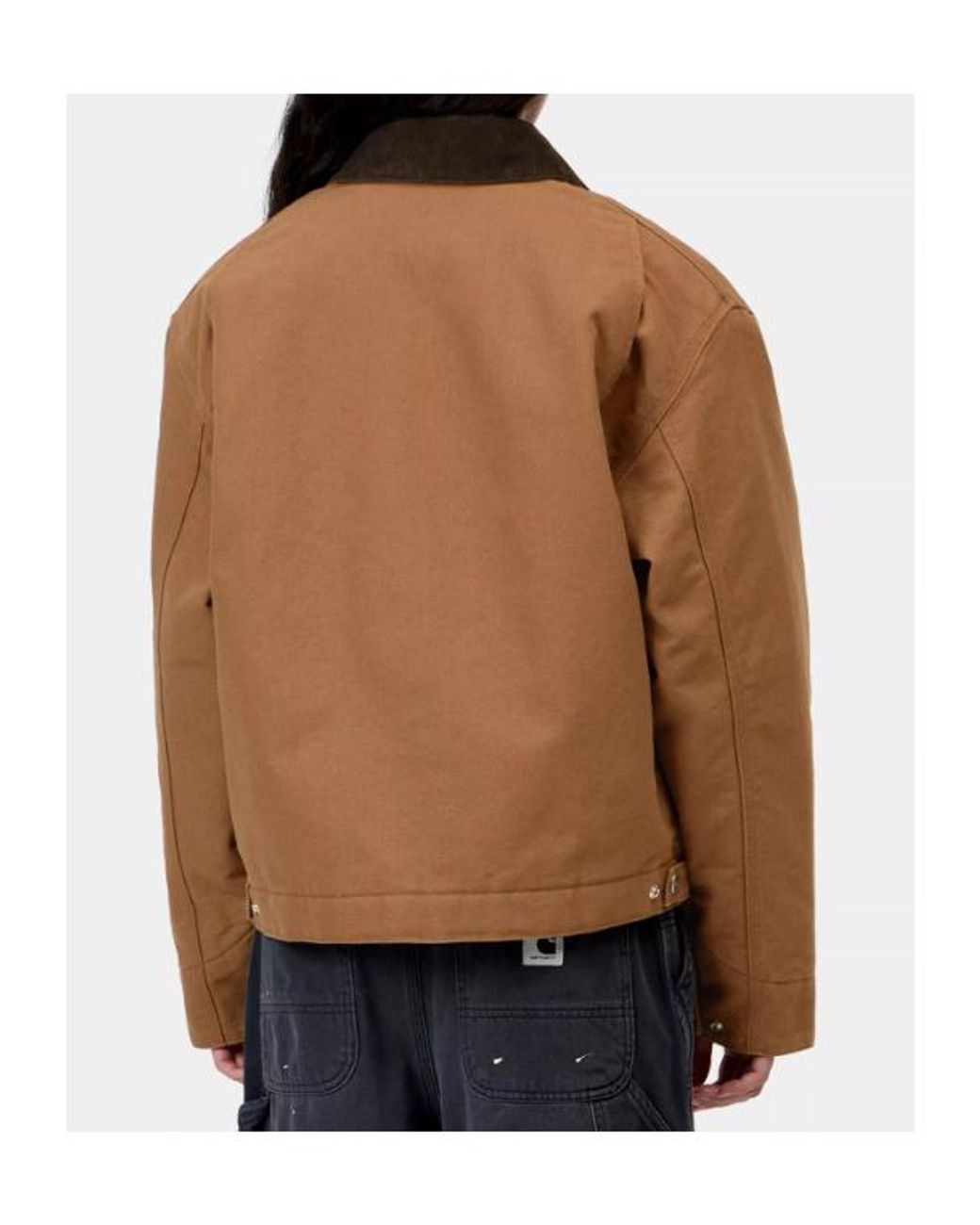 Carhartt Brown Og Detroit Zip-Up Jacket