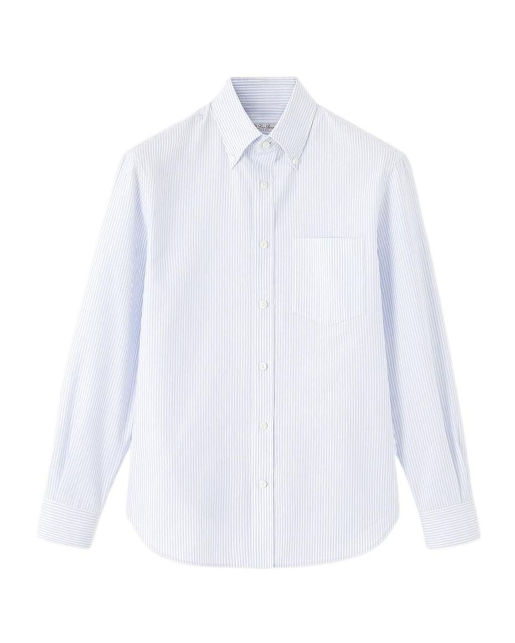 Loro Piana White Elia Shirt for men
