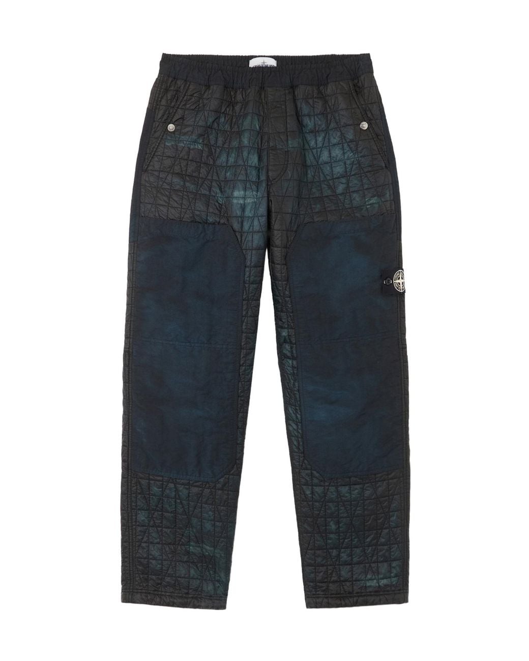 Stone Island Blue Loose-Fit Joggers With Wind-Resistant Inner Coating for men