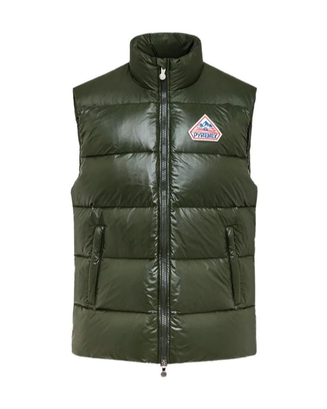 Pyrenex Green John Sleeveless Down Vest for men