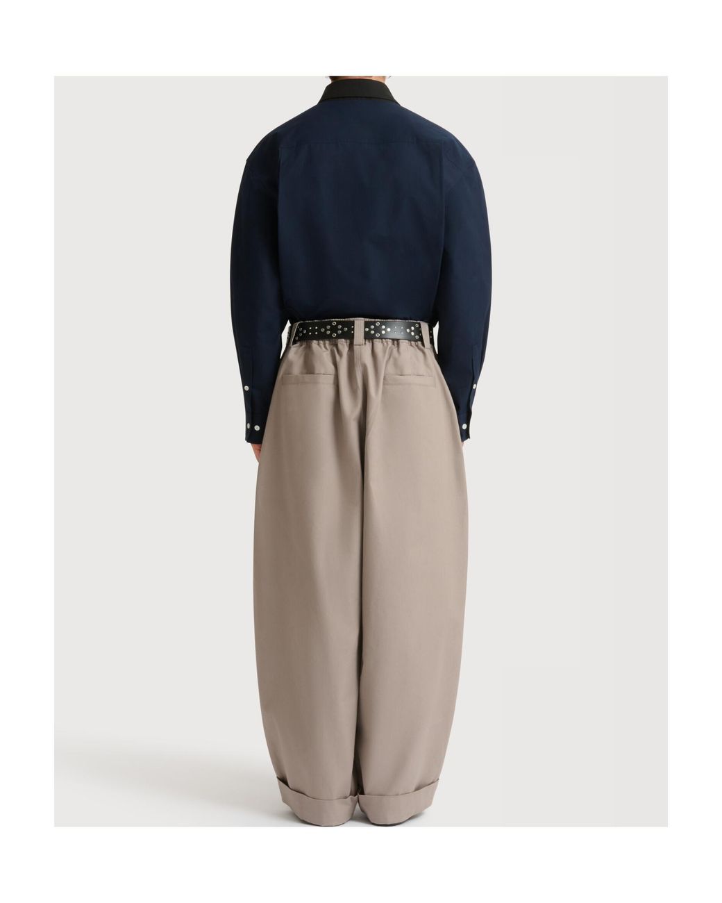 Marni Gray Pleated Pants for men