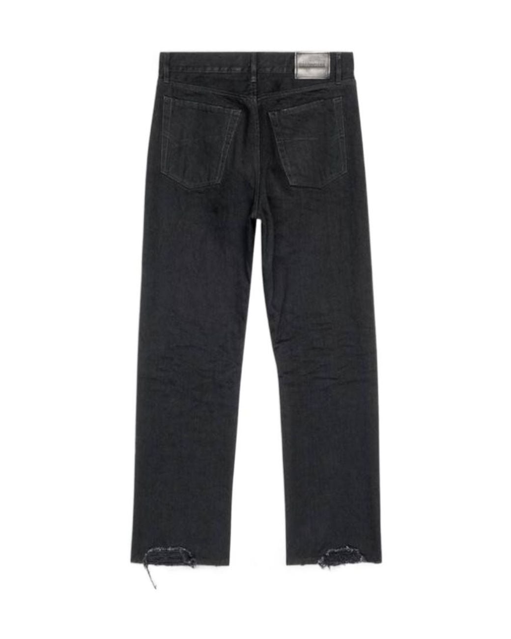 Balenciaga Blue Slim Fit Trousers for men