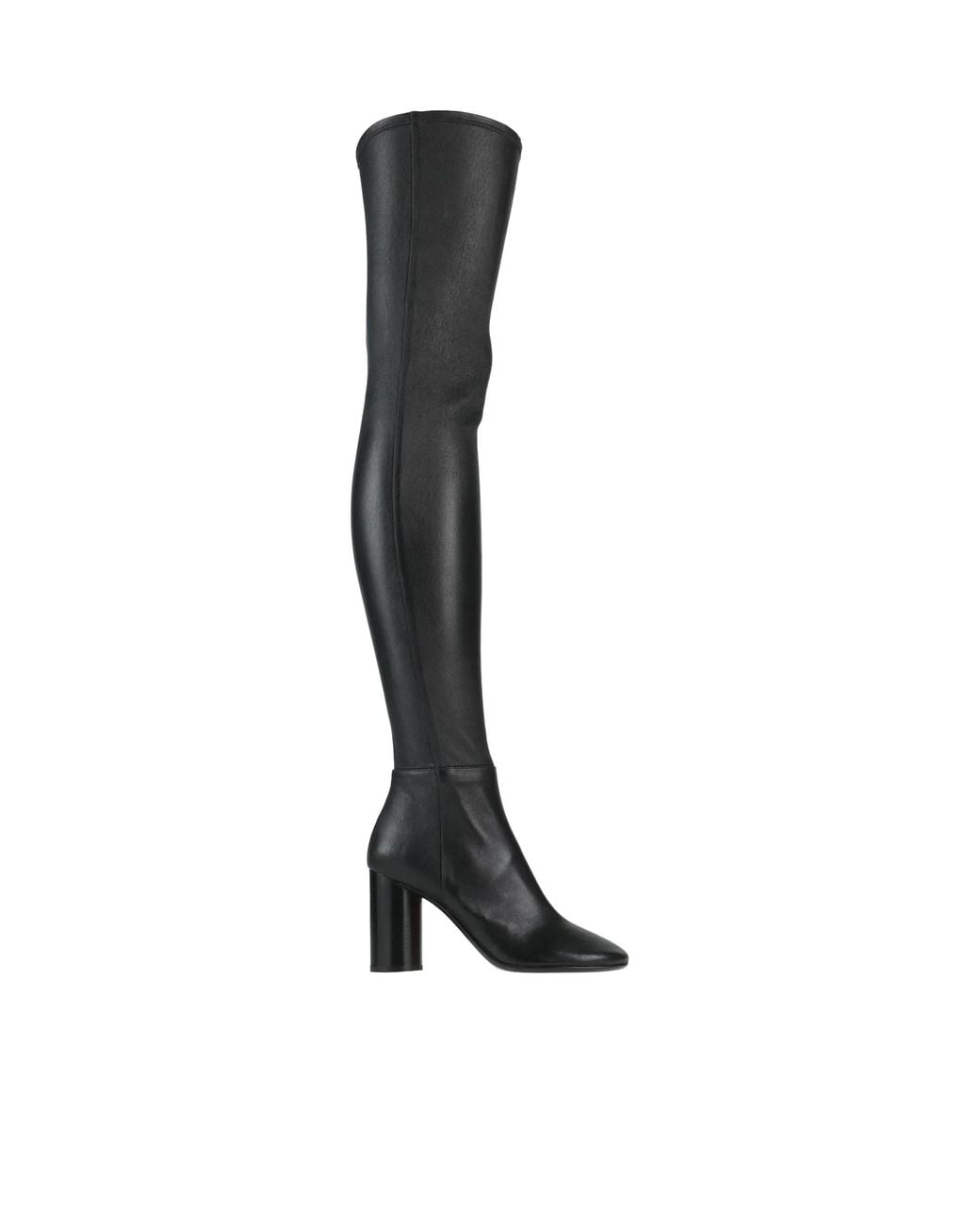 Isabel Marant Black Genuine Leather Over-The-Knee Boots