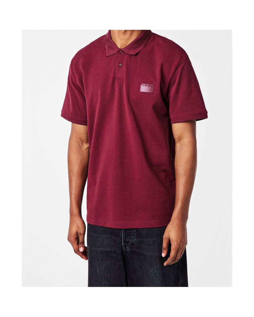 Boss Red Logo Short-Sleeve Polo Shirt for men