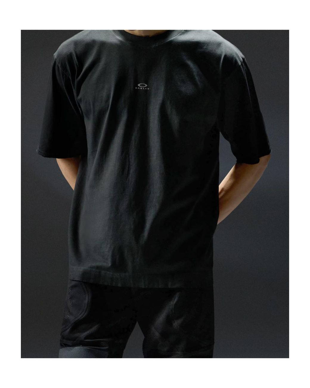 Oakley Black Latitude Veil T-Shirt for men
