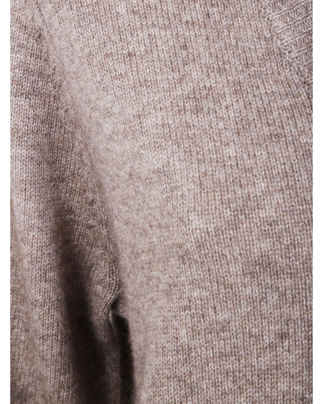 Aspesi Brown V-Neck Long Sleeved Jumper