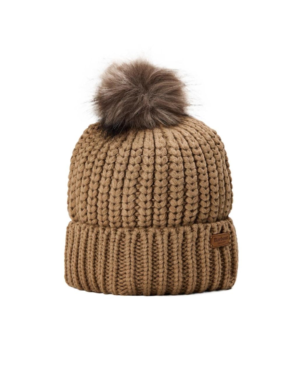 Barbour Brown Casual Knit Beanie