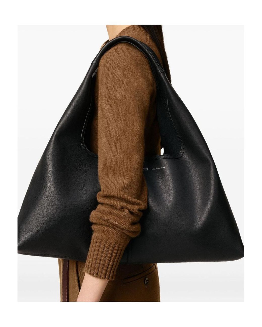 AMI Black Etienne Shoulder Bag