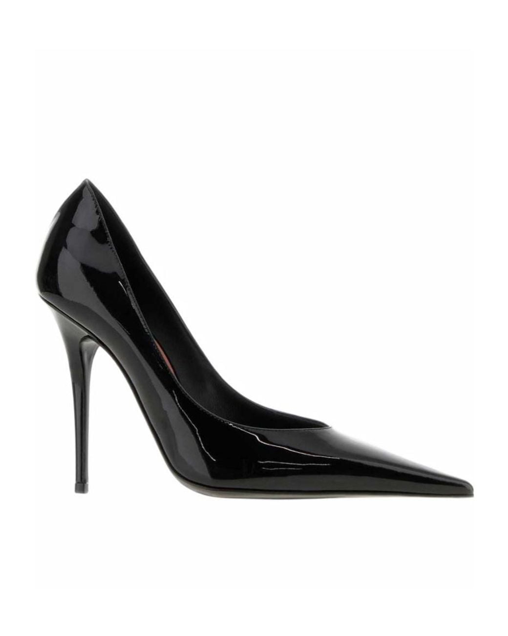 AMINA MUADDI Black Pointed-Toe High Heels