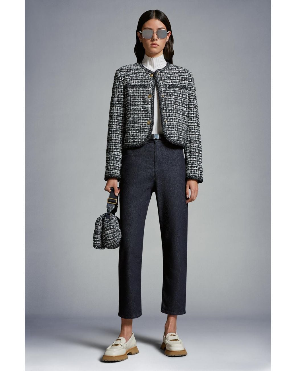 Moncler Black Eliadi Short Down Jacket