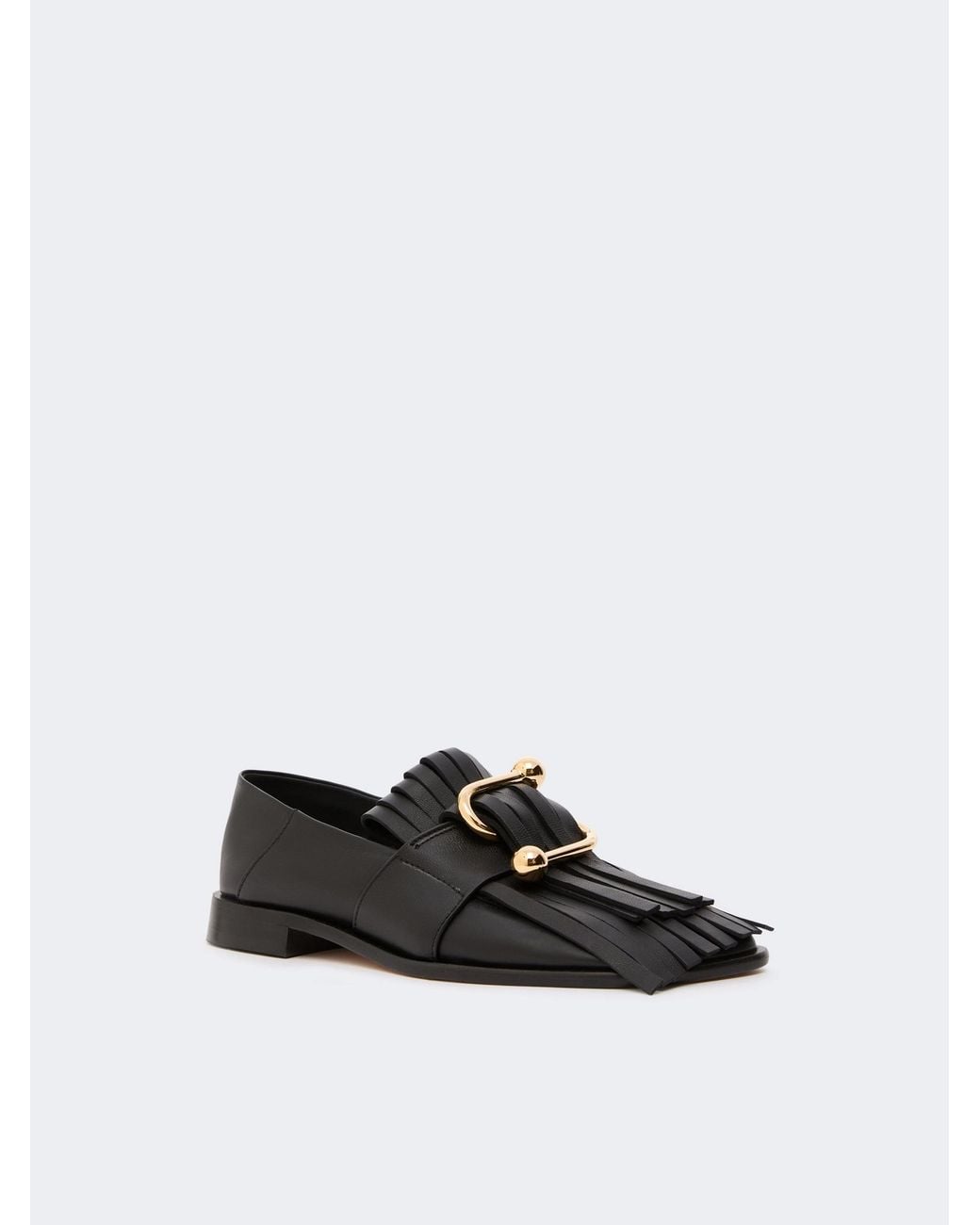 Sportmax Black Tassel Loafers
