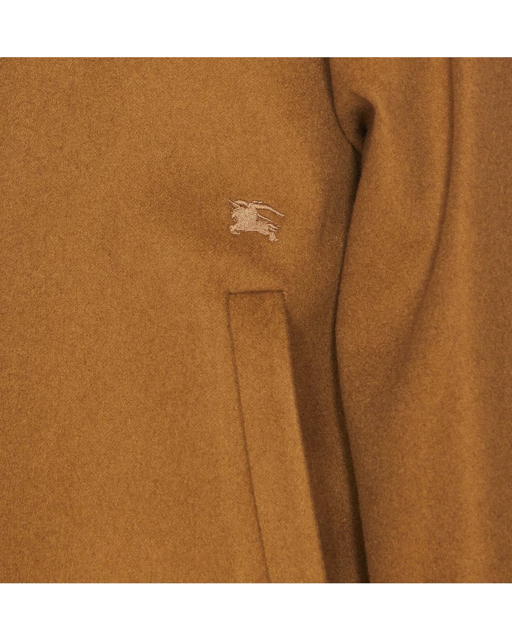 Burberry Brown Cashmere Harrington Jacket for men