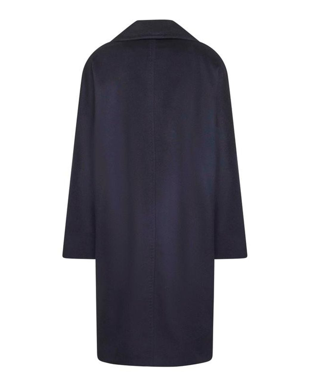 Max Mara Blue Oversized Wool Coat