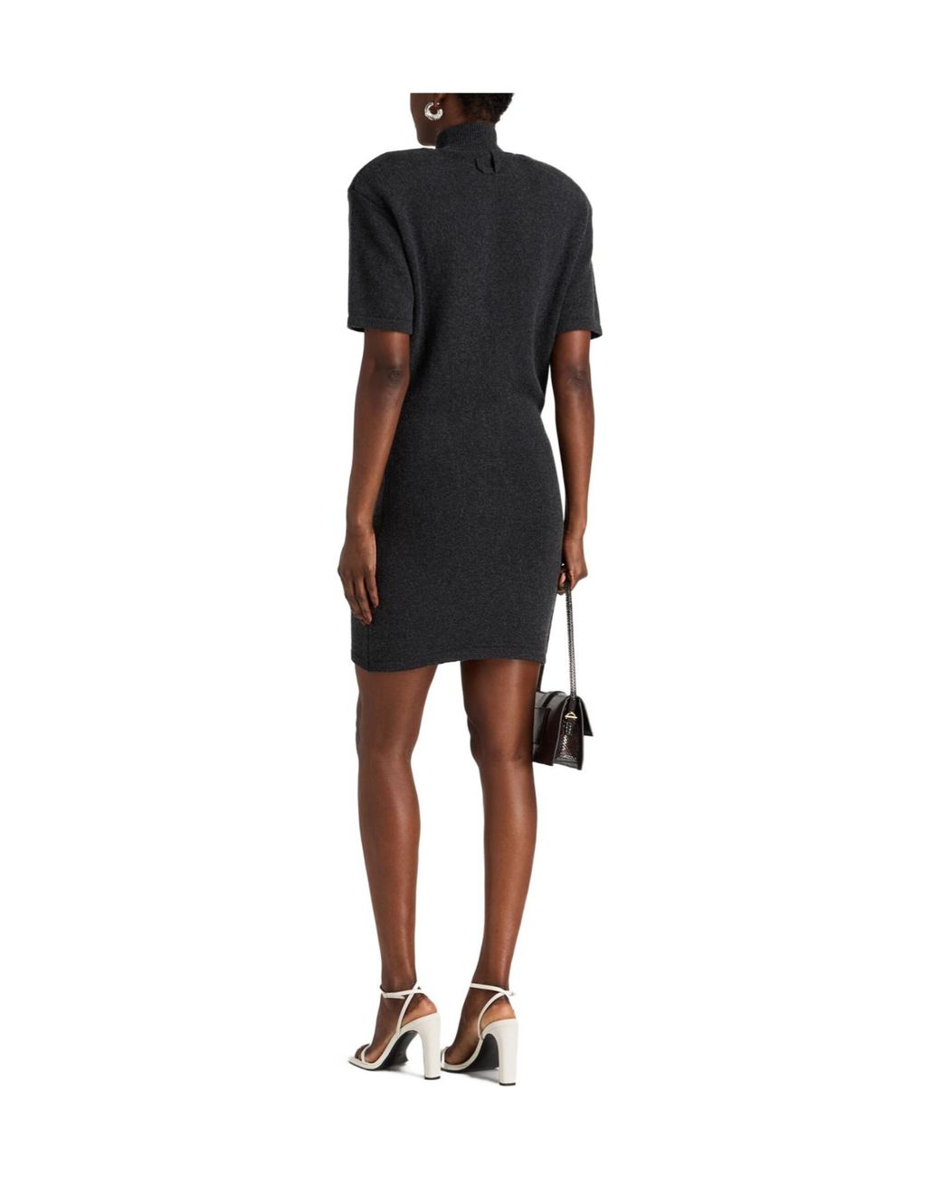 Jacquemus Black Bodycon Knit Dress