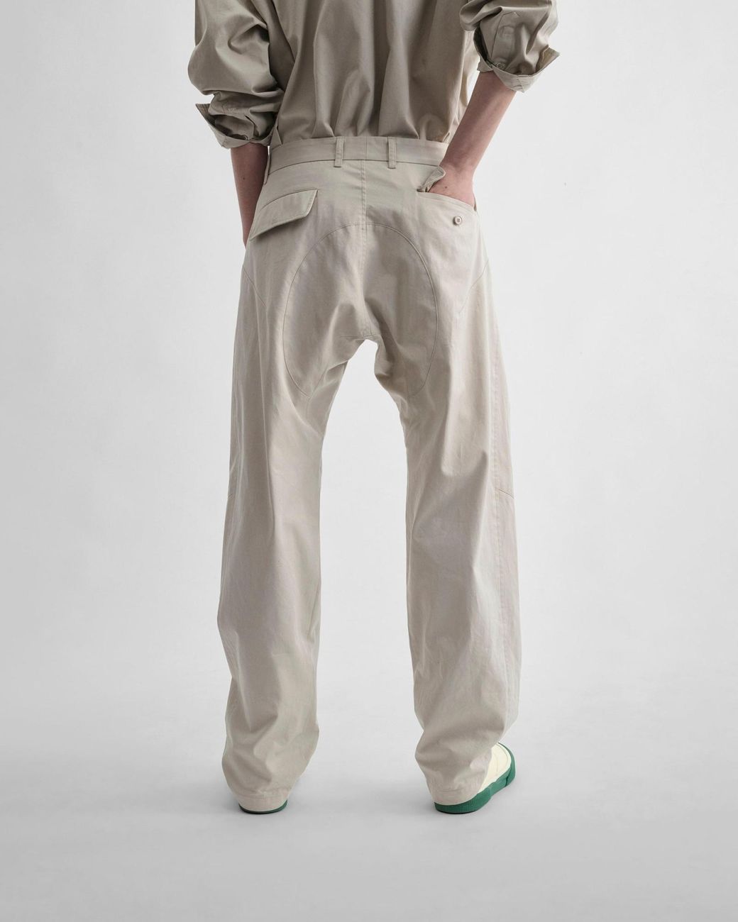 Phoebe Philo Gray Arch Trousers