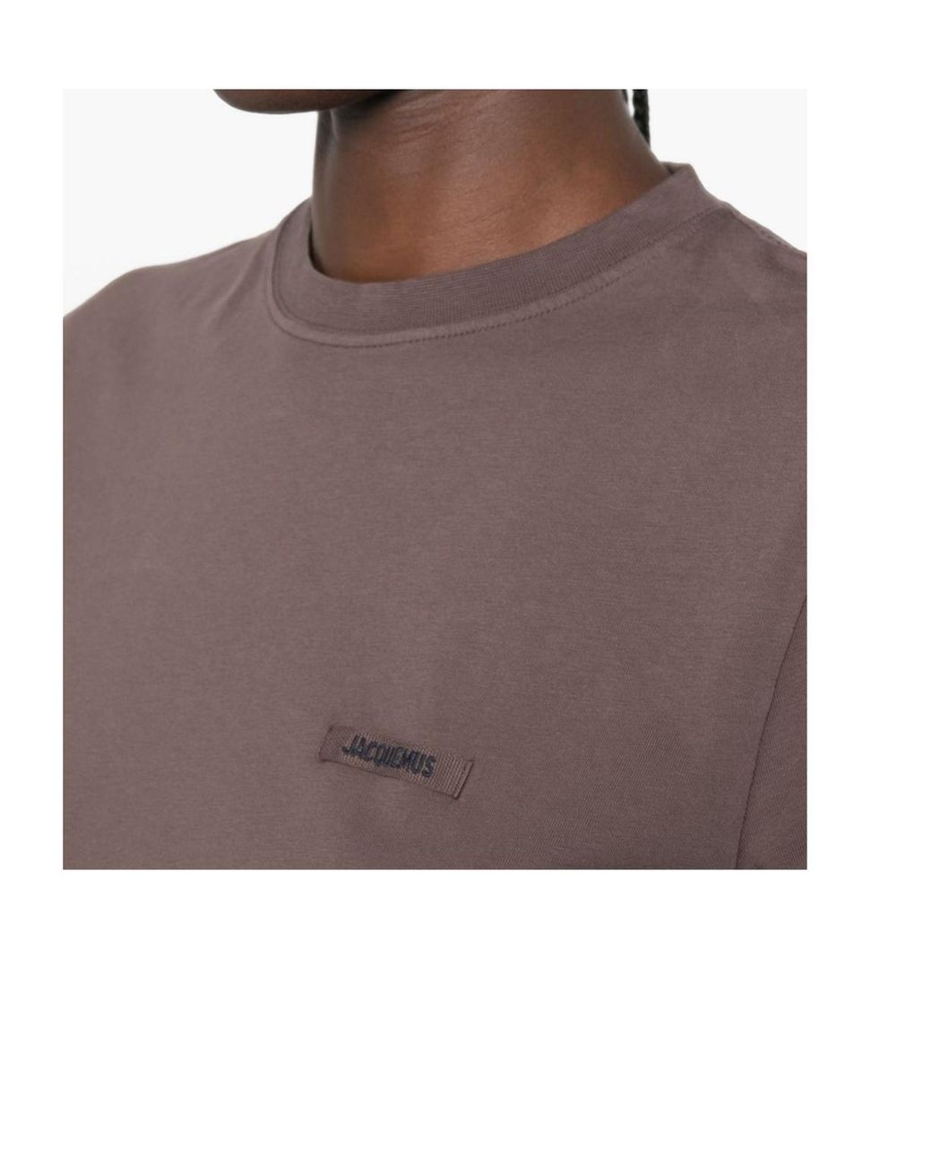 Jacquemus Brown "Gros Grain" Short-Sleeved T-Shirt