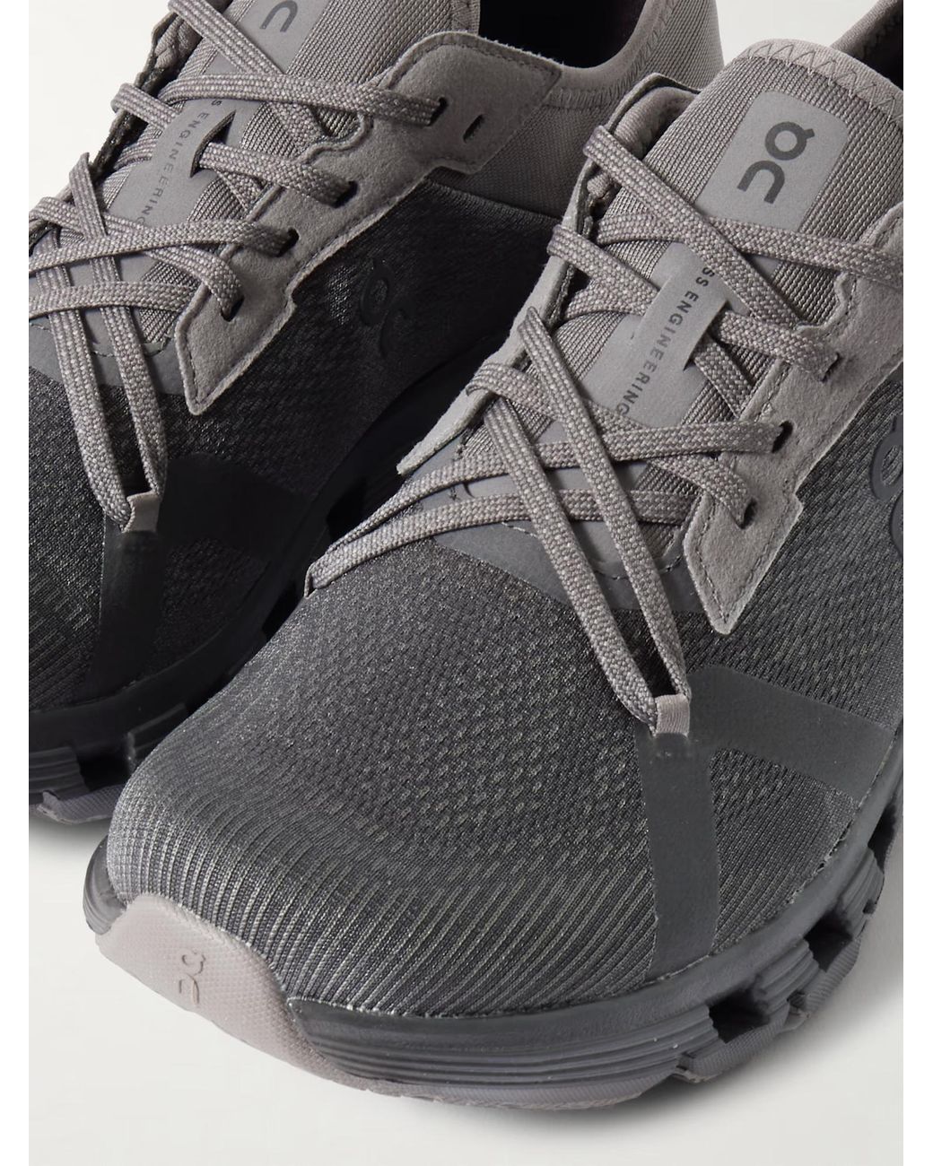 On Shoes Gray Cloud X 4 Ad Sneakers