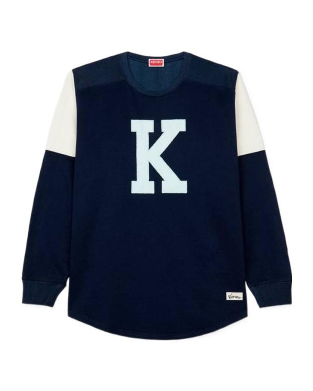 KENZO Blue Varsity' Top for men
