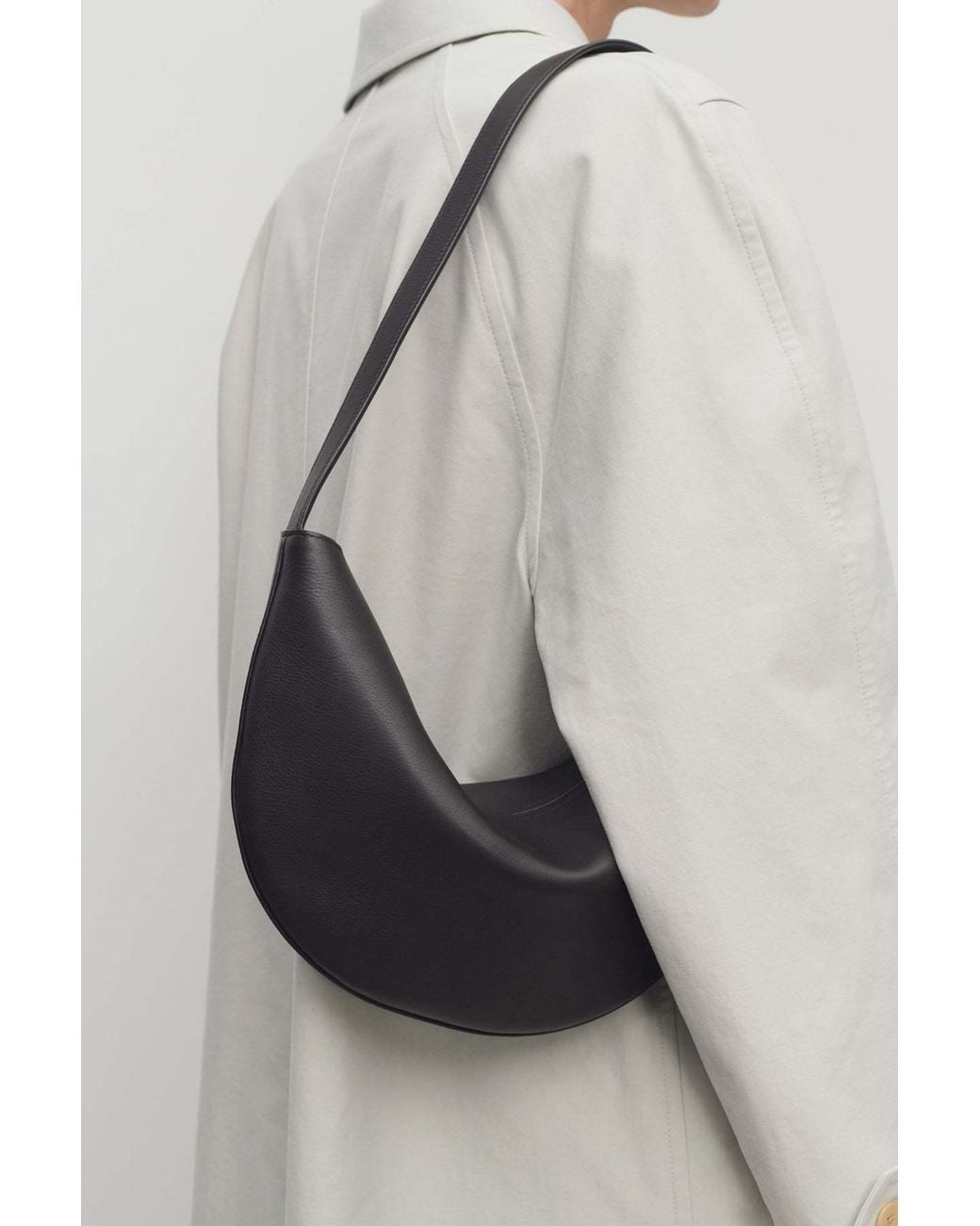 The Row White Jouvette Shoulder Bag