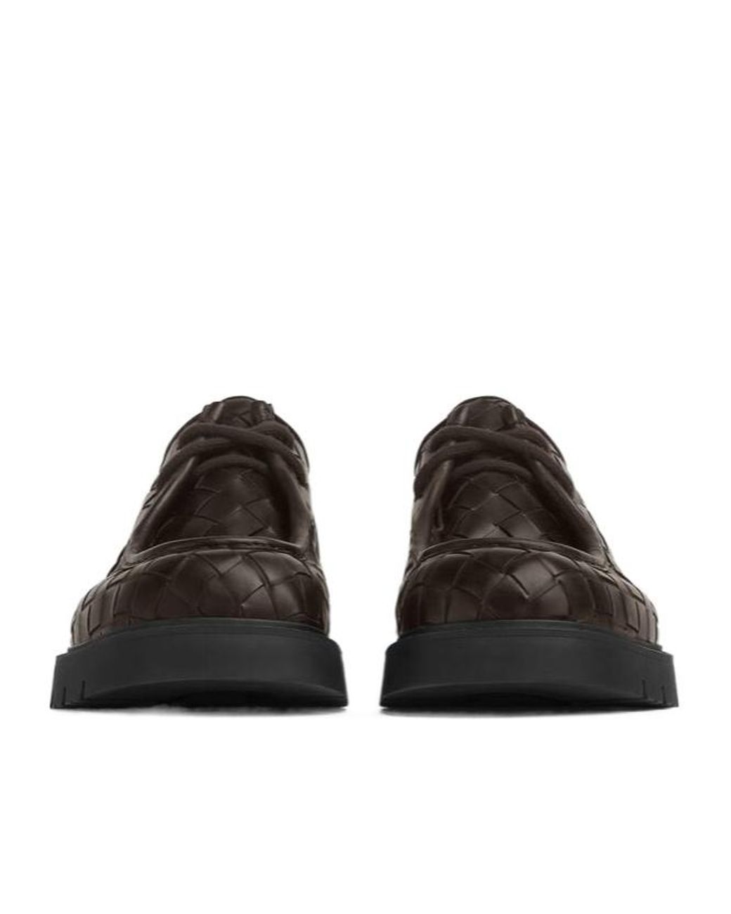Bottega Veneta Brown Haddock Lace-Up Shoes for men