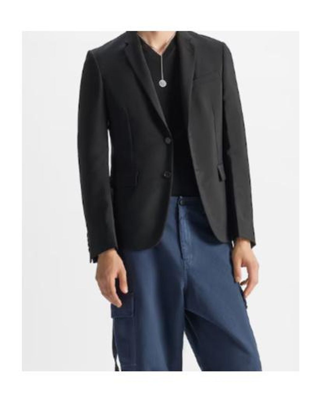 Fendi Black Single Breasted Tailored Blazer for men