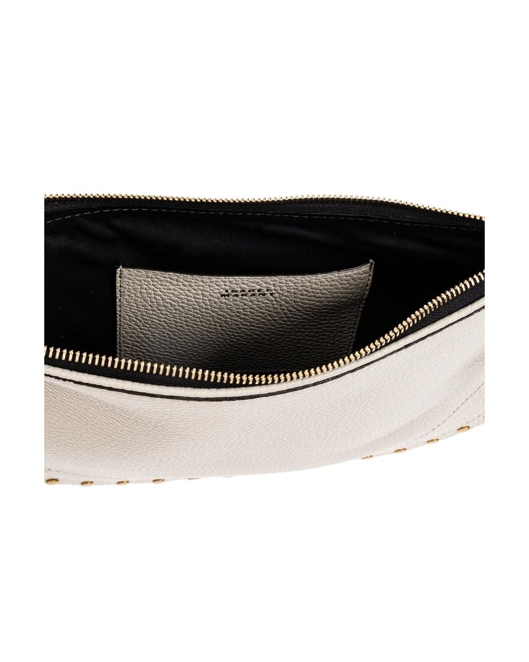 Isabel Marant White Logo Stamp Shoulder Bag