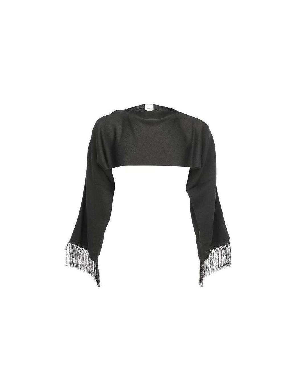 Burberry Black Capelet Sleeves Scarf