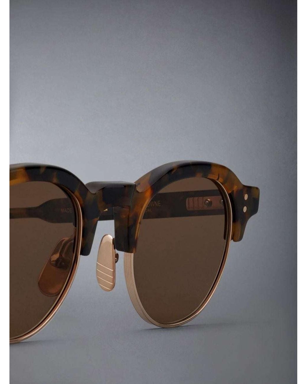 Thom Browne Multicolor Round-Frame Sunglasses for men