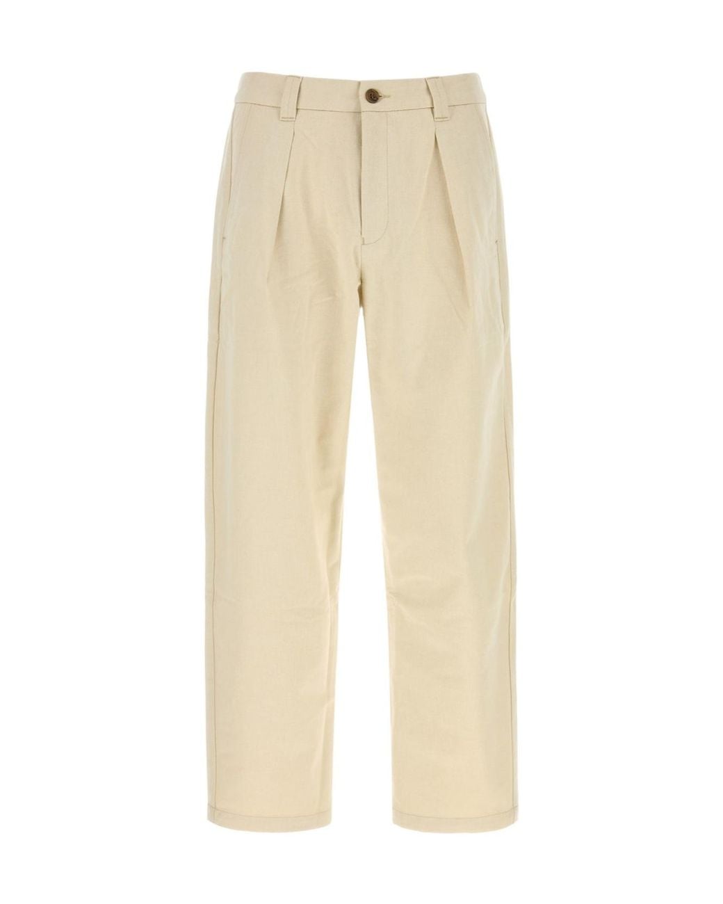 A.P.C. Natural Renato Pleated Pants for men