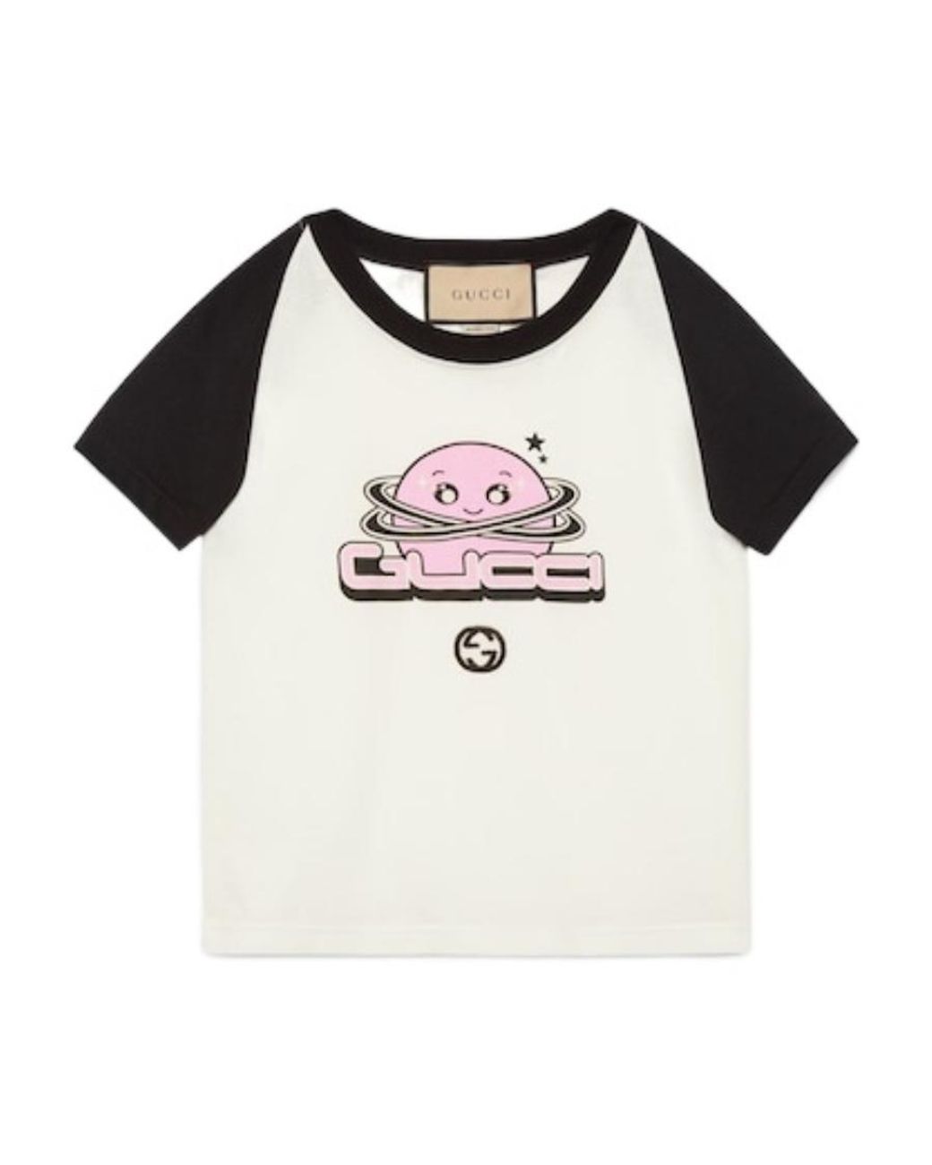 Gucci Black Interlocking G Cotton T-Shirt