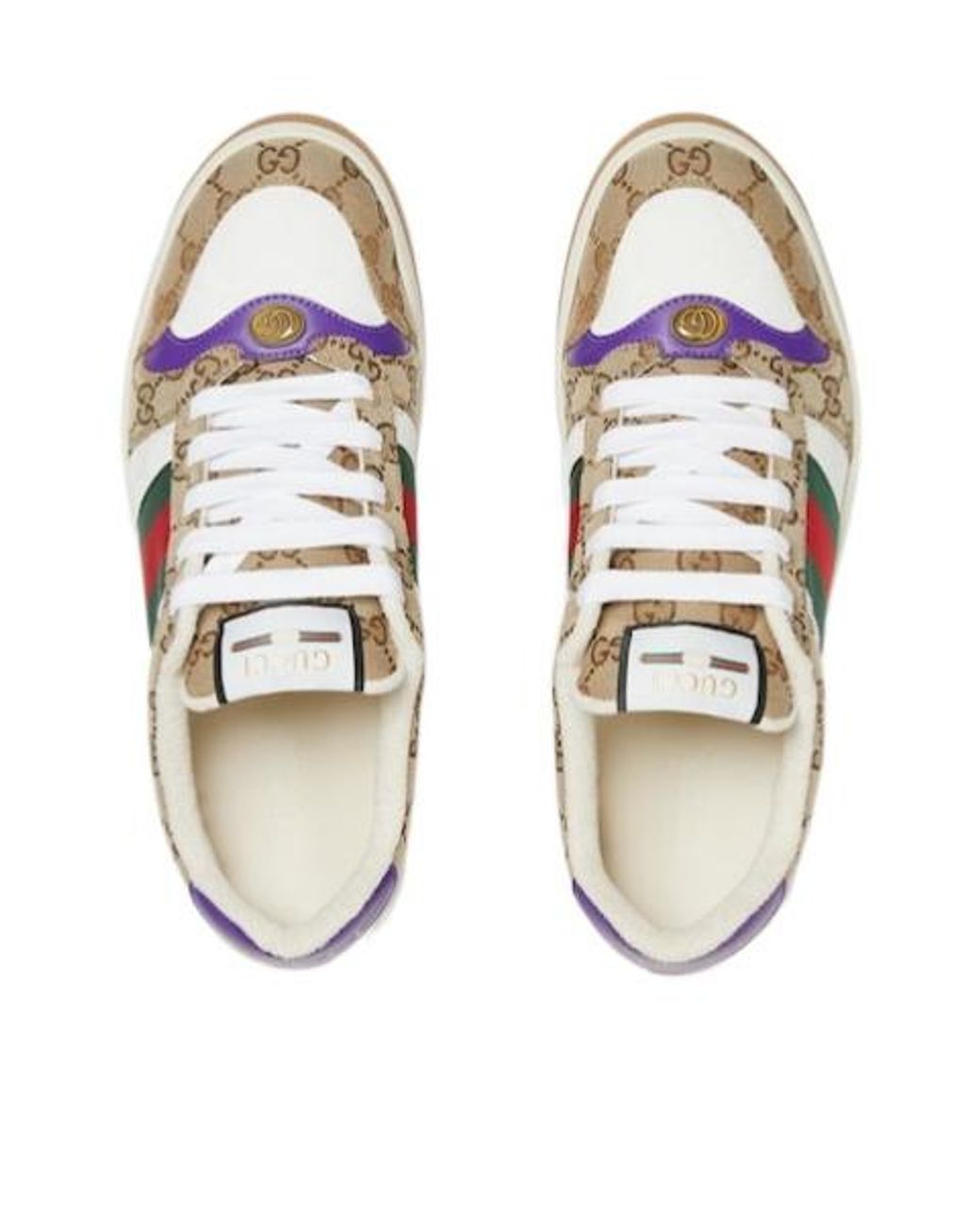 Gucci Brown Screener Sneakers for men