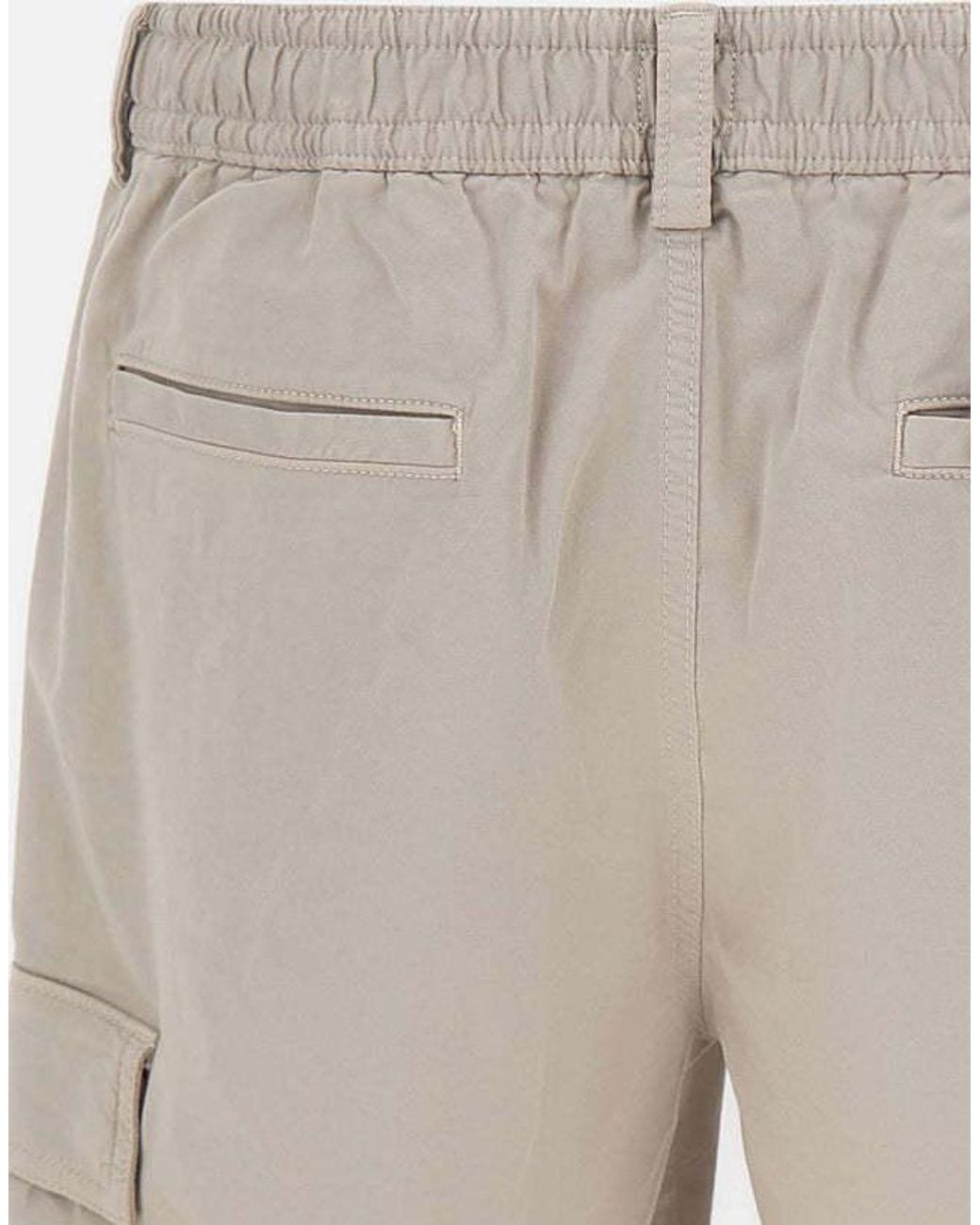 Boss Gray Sisla Cargo Shorts for men