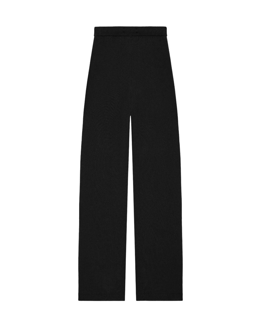 Amiri Black Logo Knit Wide-Leg Knitted Trousers