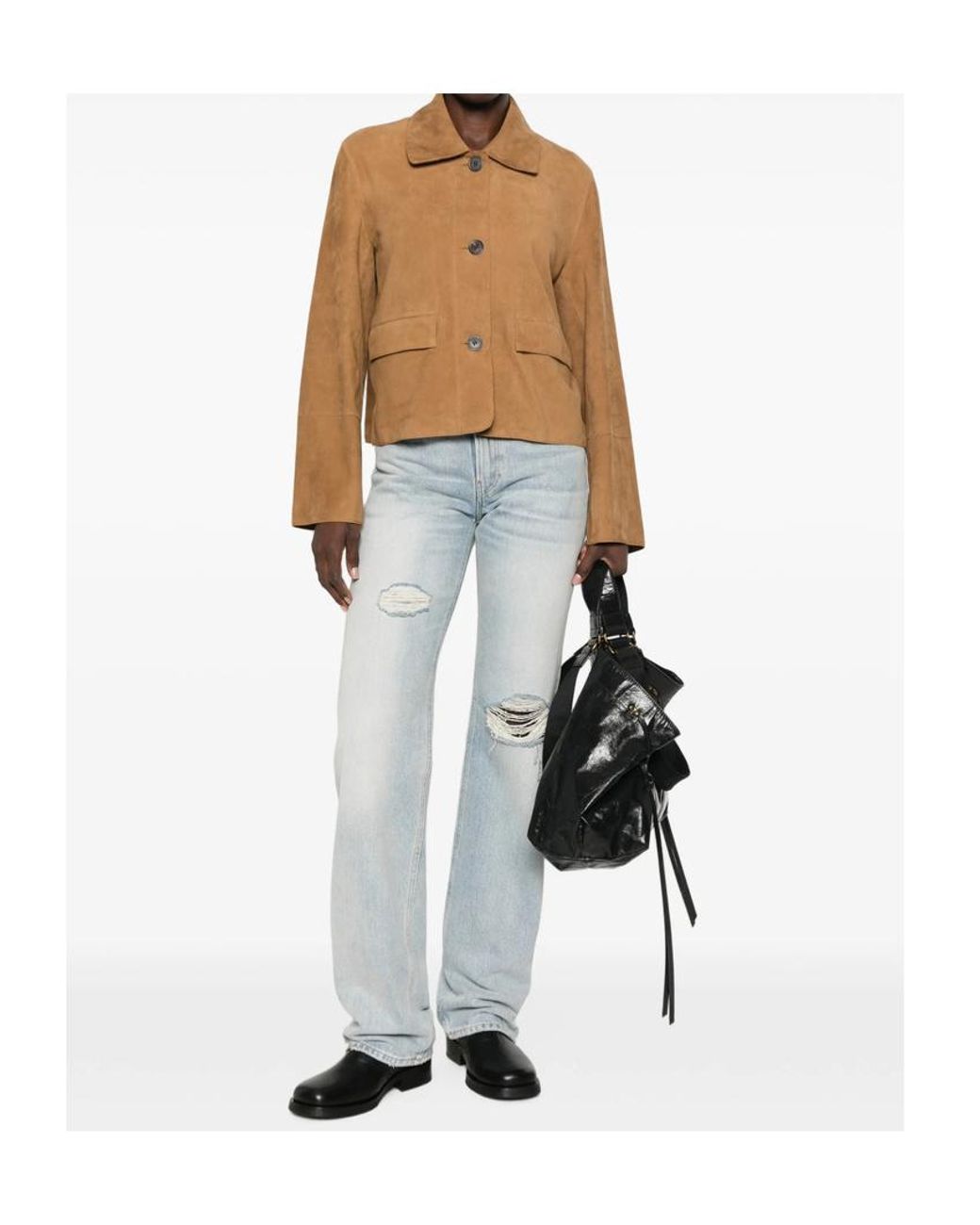 Haikure Blue Star Marfa Distressed Jeans