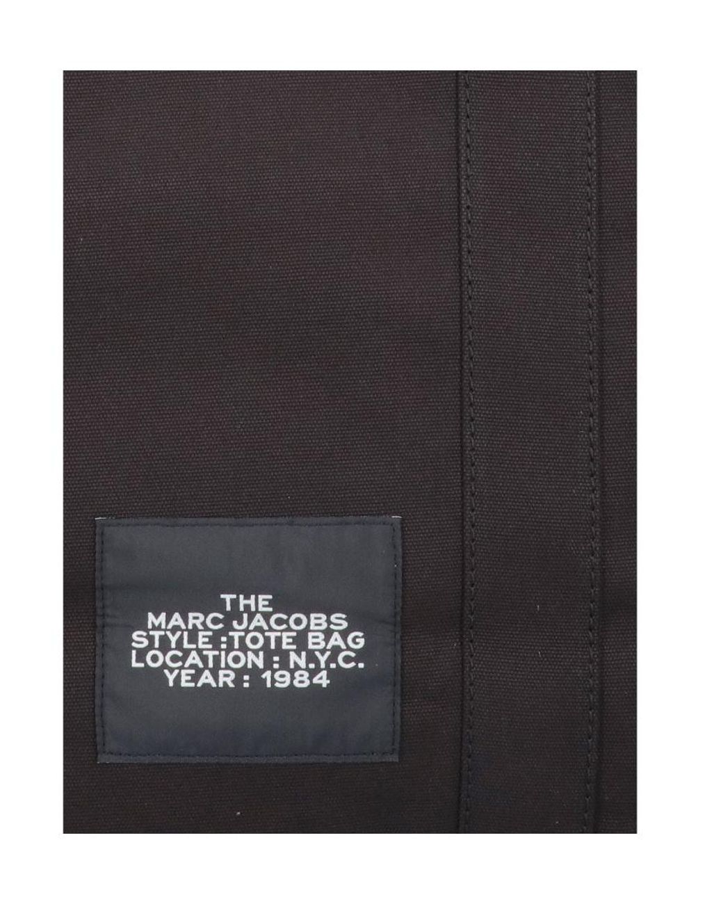Marc Jacobs Black Logo Printed Handbag