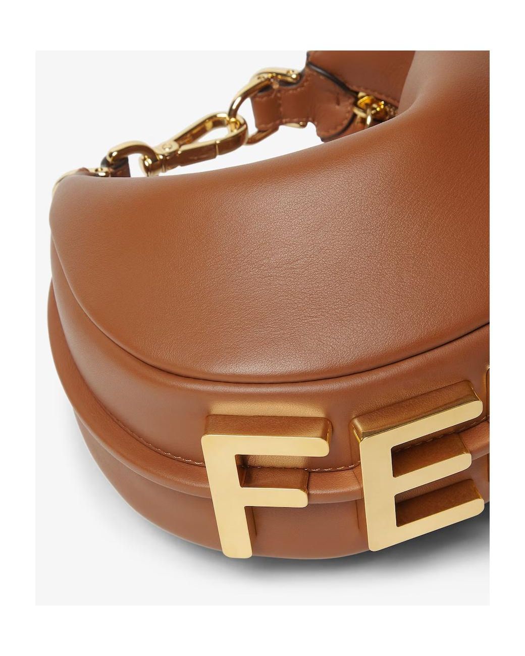 Fendi Brown Graphy Mini Tote Bag