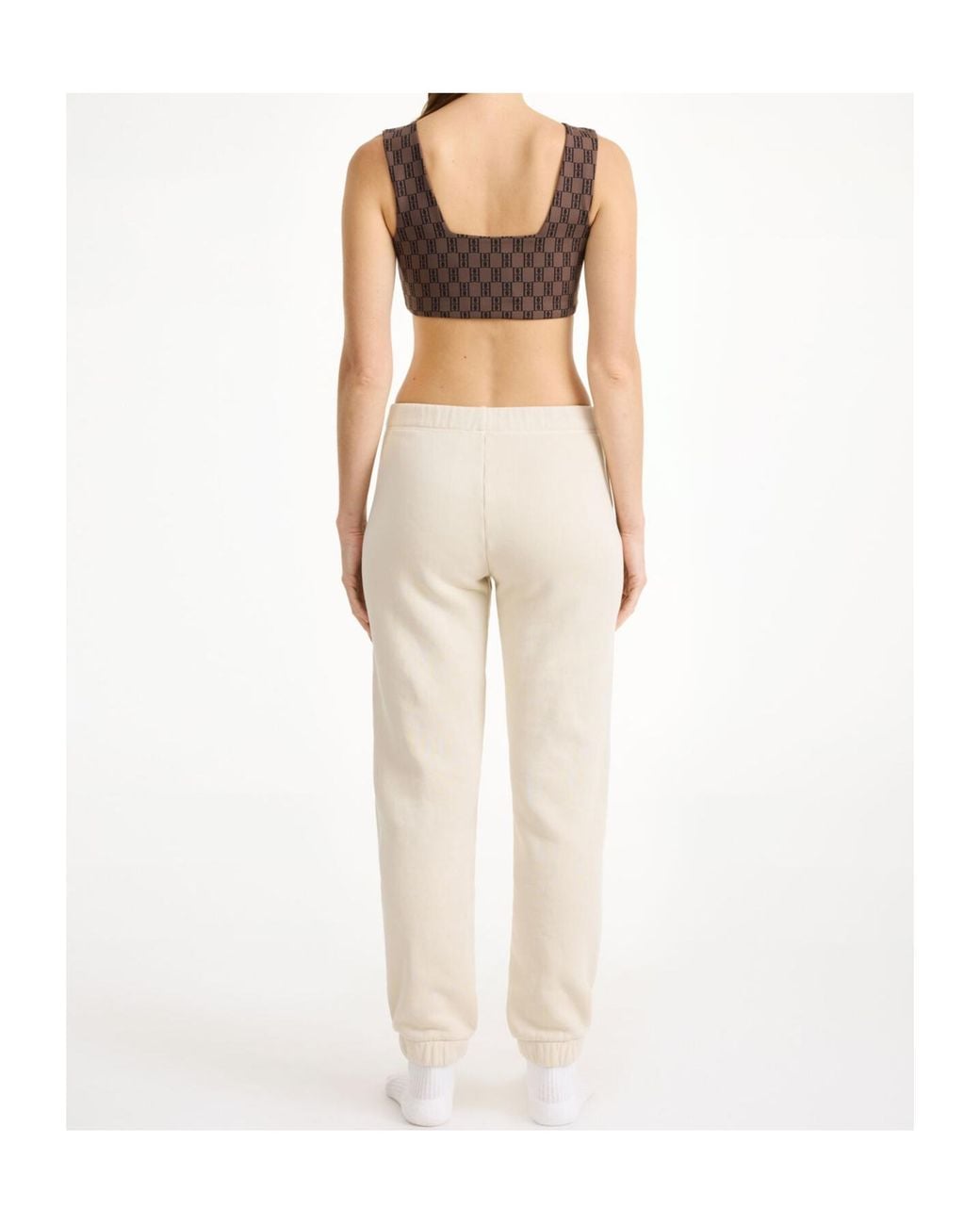 By Malene Birger Brown Braga Cropped Top