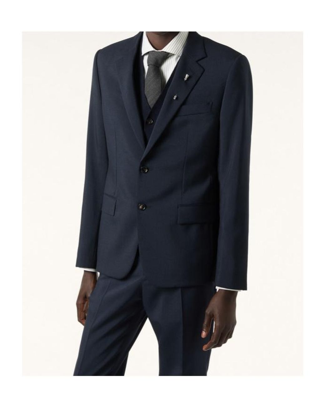 Loro Piana Blue International Suit for men