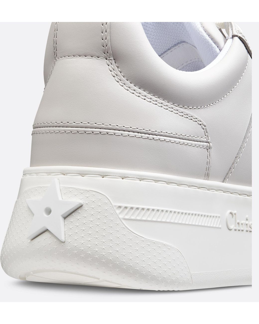 Dior White Star Platform Sneaker
